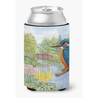 "Caroline's Treasures ASAD0692CC ""Kingfisher by Sarah Adams"" Can or Bottle Hugger, Multicolor"