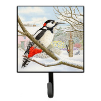 "Caroline's Treasures Spotted Woodpecker by Sarah Adams Leash or Key Holder ASAD0701SH4, Small, Multicolor"