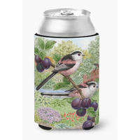 "Caroline's Treasures ASAD0703CC ""Long Tailed Tits by Sarah Adams"" Can or Bottle Hugger, Multicolor"