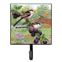 "Caroline's Treasures Long Tailed Tits by Sarah Adams Leash or Key Holder ASAD0703SH4, Small, Multicolor"