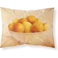 "Caroline's Treasures Oranges & Lemons in a Bowl Fabric Standard Pillowcase BABE0085PILLOWCASE, Multicolor"