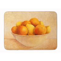 "Caroline's Treasures Oranges & Lemons in a Bowl Floor Mat, 19"" x 27"", Multicolor"