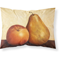 "Caroline's Treasures Apple and Pear Fabric Standard Pillowcase BABE0089PILLOWCASE, Multicolor"
