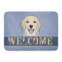 "Caroline's Treasures Golden Retriever Welcome Floor Mat, 19"" x 27"", Multicolor"