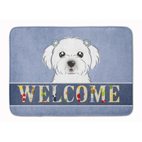 "Caroline's Treasures Maltese Welcome Floor Mat, 19"" x 27"", Multicolor"