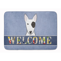 "Caroline's Treasures Bull Terrier Welcome Floor Mat, 19"" x 27"", Multicolor"