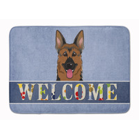 "Caroline's Treasures German Shepherd Welcome Floor Mat, 19"" x 27"", Multicolor"