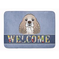 "Caroline's Treasures Cocker Spaniel Welcome Floor Mat, 19"" x 27"", Multicolor"