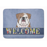 "Caroline's Treasures English Bulldog Welcome Floor Mat, 19"" x 27"", Multicolor"