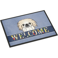 "Caroline's Treasures BB1407JMAT Pekingese Welcome Indoor or Outdoor Mat, 24 x 36"", Multicolor"