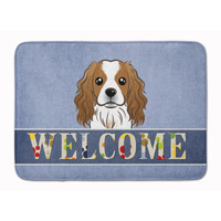 "Caroline's Treasures Cavalier Spaniel Welcome Floor Mat, 19"" x 27"", Multicolor"