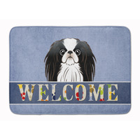 "Caroline's Treasures Japanese Chin Welcome Floor Mat, 19"" x 27"", Multicolor"