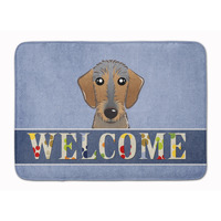 "Caroline's Treasures Wirehaired Dachshund Welcome Floor Mat, 19"" x 27"", Multicolor"