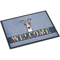 "Caroline's Treasures BB1422MAT Italian Greyhound Welcome Indoor or Outdoor Mat, 18 x 27"", Multicolor"