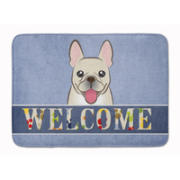 "Caroline's Treasures French Bulldog Welcome Floor Mat, 19"" x 27"", Multicolor"