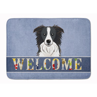 "Caroline's Treasures Border Collie Welcome Floor Mat, 19"" x 27"", Multicolor"