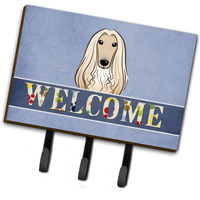 "Caroline's Treasures BB1430TH68 Afghan Hound Welcome Leash or Key Holder, Large, Multicolor"