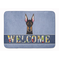 "Caroline's Treasures Doberman Welcome Floor Mat, 19"" x 27"", Multicolor"
