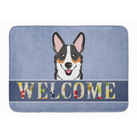 "Caroline's Treasures Tricolor Corgi Welcome Floor Mat, 19"" x 27"", Multicolor"