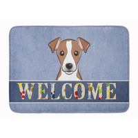 "Caroline's Treasures Jack Russell Terrier Welcome Floor Mat, 19"" x 27"", Multicolor"