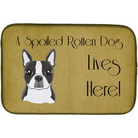 "Caroline's Treasures BB1451DDM Dish Drying Mat, 14"" x 21"", Spoiled"