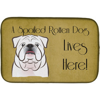 "Caroline's Treasures BB1468DDM Dish Drying Mat, 14"" x 21"", Spoiled"