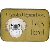 "Caroline's Treasures Adds A Touch Of Flair Dish Drying Mat, 14"" x 21"", Spoiled"