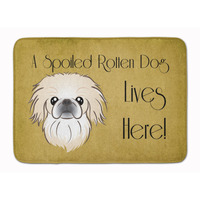 "Caroline's Treasures Pekingese Spoiled Dog Lives Here Floor Mat, 19"" x 27"", Multicolor"