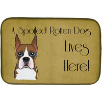 "Caroline's Treasures BB1471DDM Dish Drying Mat, 14"" x 21"", Spoiled"