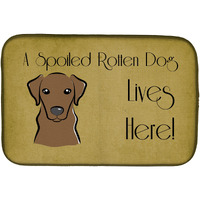 "Caroline's Treasures BB1482DDM Dish Drying Mat, 14 x 21, Spoiled"