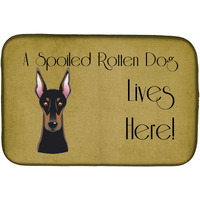 "Caroline's Treasures BB1493DDM Dish Drying Mat, 14"" x 21"", Spoiled"