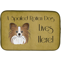 "Caroline's Treasures BB1496DDM Dish Drying Mat, 14"" x 21"", Spoiled"