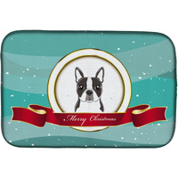 "Caroline's Treasures BB1513DDM Dish Drying Mat, 14"" x 21"", Merry Christmas"