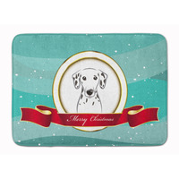 "Caroline's Treasures Dalmatian Merry Christmas Floor Mat, 19"" x 27"", Multicolor"