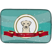 "Caroline's Treasures BB1532DDM Dish Drying Mat, 14"" x 21"", Merry Christmas"