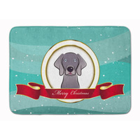 "Caroline's Treasures Weimaraner Merry Christmas Floor Mat, 19"" x 27"", Multicolor"