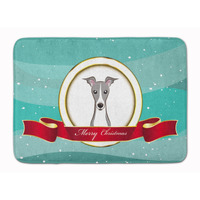 "Caroline's Treasures Italian Greyhound Merry Christmas Floor Mat, 19"" x 27"", Multicolor"