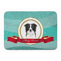 "Caroline's Treasures Border Collie Merry Christmas Floor Mat, 19"" x 27"", Multicolor"
