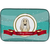 "Caroline's Treasures BB1554DDM Dish Drying Mat, 14 x 21, Merry Christmas"