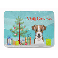 "Caroline's Treasures Christmas Tree and Jack Russell Terrier Floor Mat, 19"" x 27"", Multicolor"