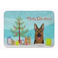 "Caroline's Treasures Christmas Tree and German Shepherd Floor Mat, 19"" x 27"", Multicolor"
