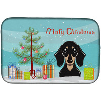 "Caroline's Treasures BB1587DDM Dish Drying Mat, 14"" x 21"", Christmas Tree"