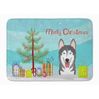 "Caroline's Treasures Christmas Tree and Alaskan Malamute, 19"" x 27"", Multicolor"