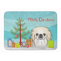 "Caroline's Treasures Christmas Tree and Pekingese Floor Mat, 19"" x 27"", Multicolor"
