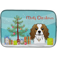 "Caroline's Treasures BB1596DDM Dish Drying Mat, 14"" x 21"", Christmas Tree"