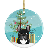 Caroline's Treasures Christmas Tree French Bulldog Ceramic Ornament