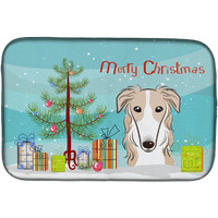 "Caroline's Treasures BB1600DDM Dish Drying Mat, 14"" x 21"", Christmas Tree"