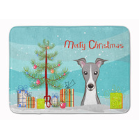"Caroline's Treasures Christmas Tree and Italian Greyhound Floor Mat, 19"" x 27"", Multicolor"