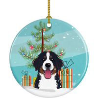 Caroline's Treasures Christmas Tree Bernese Mountain Dog Ceramic Ornament
