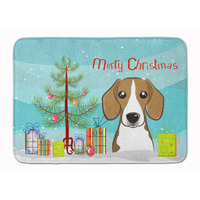 "Caroline's Treasures Christmas Tree and Beagle Floor Mat, 19"" x 27"", Multicolor"